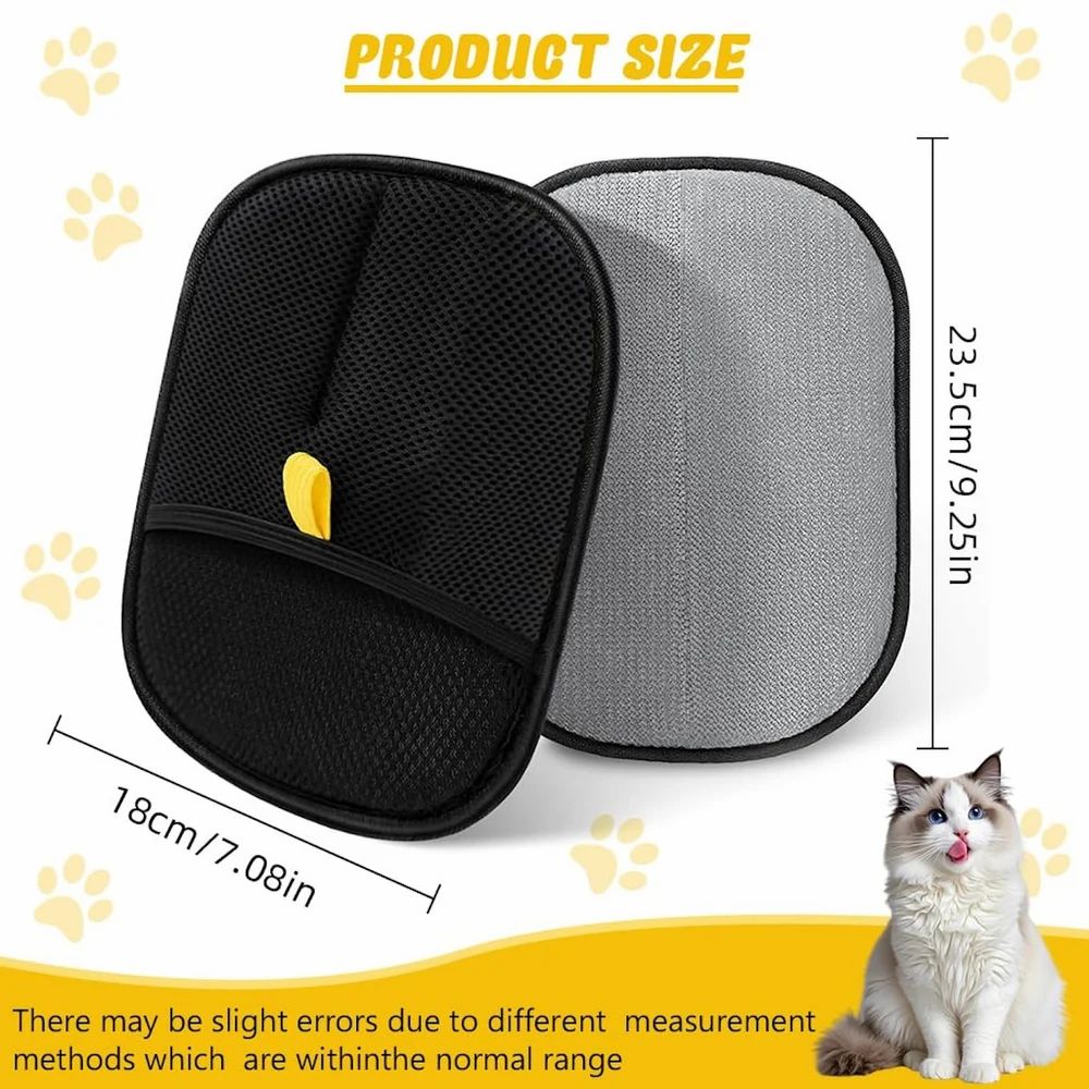 Static-Enhanced Pet Hair Removal Glove