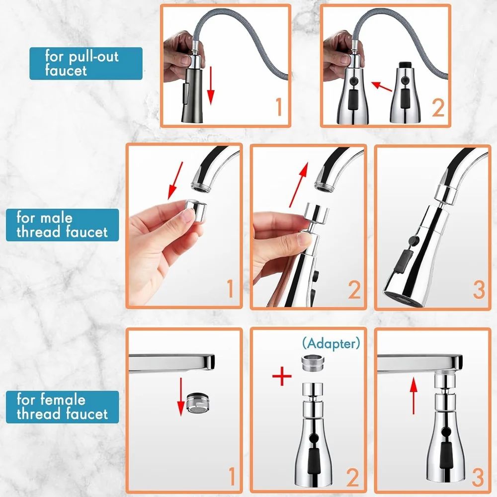3 Modes Faucet